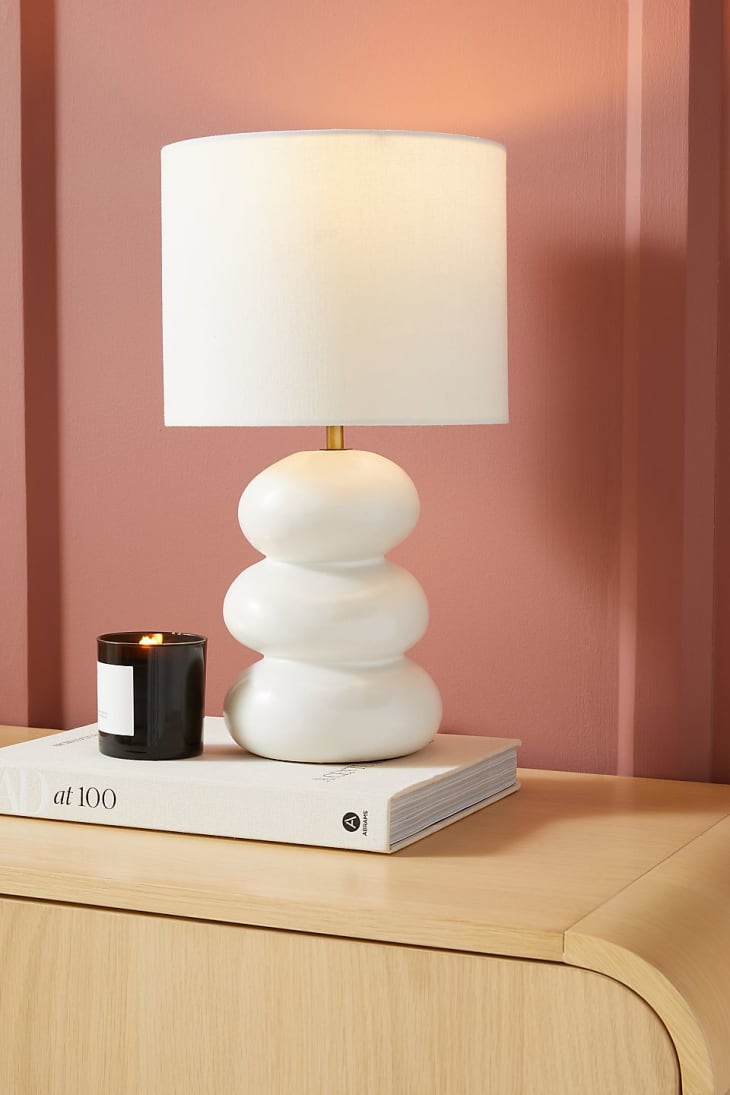 Asymmetry ceramic table deals lamp